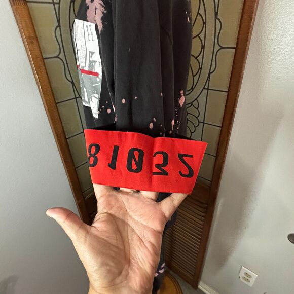 Krome Anarchy Crew Men's Pullover Goth Sweater Size L - Picture 8 of 12